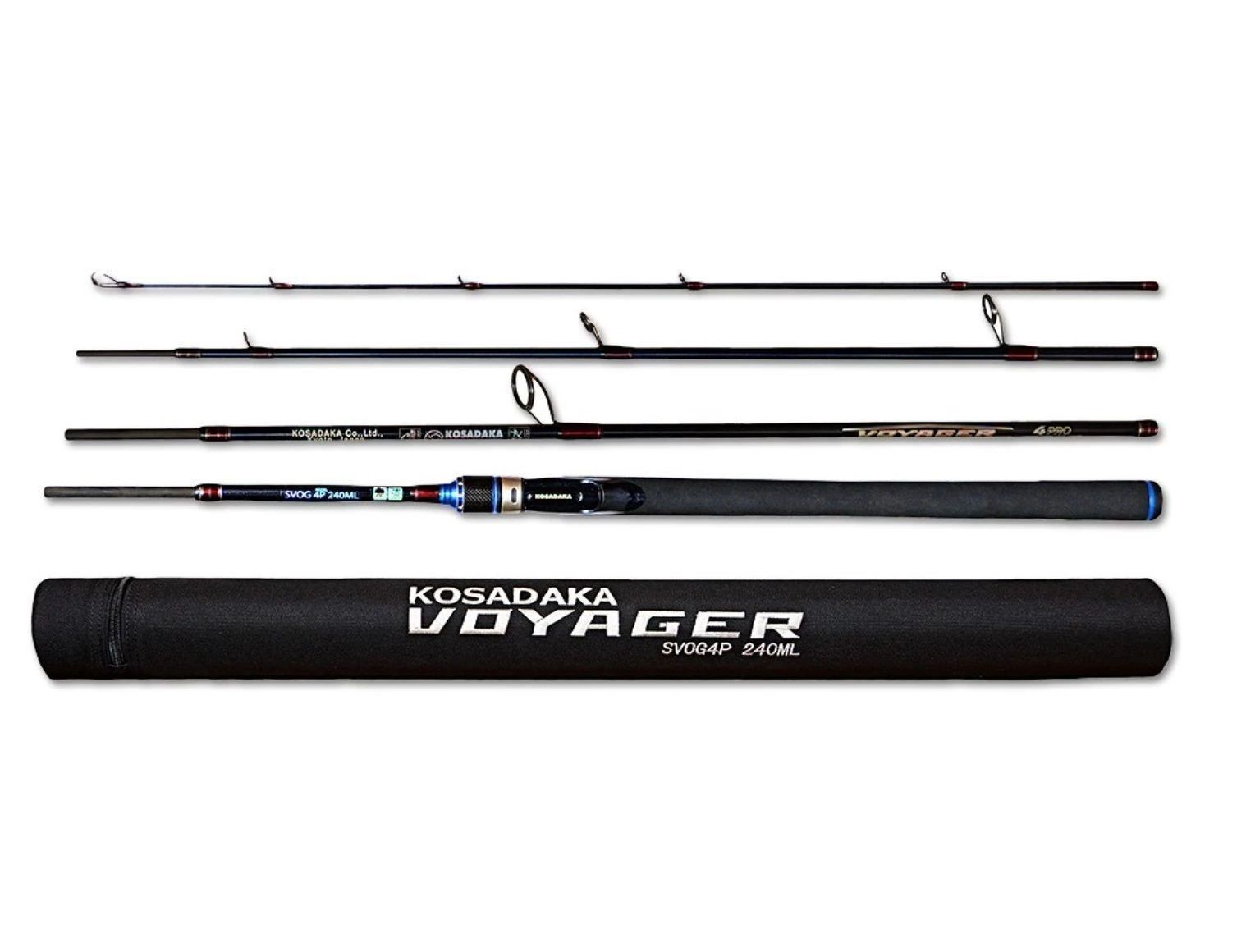 Спиннинг Kosadaka Voyager 4Pro 240L 240 см 3 - 17 гр    SVog4p240L — характеристики,  особенности конструкции